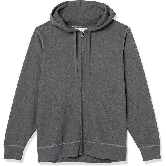 Women’s Dark Grey Fleece Full-Zip Hoodie for Comfort and Style - Picture 11 of 11